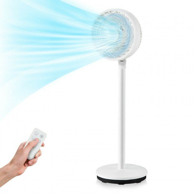 9 Inch Portable Oscillating Pedestal Floor Fan with Adjustable Heights and Speeds 9 Inch Portable Oscillating Pedestal Floor Fan with Adjustable Heights and Speeds