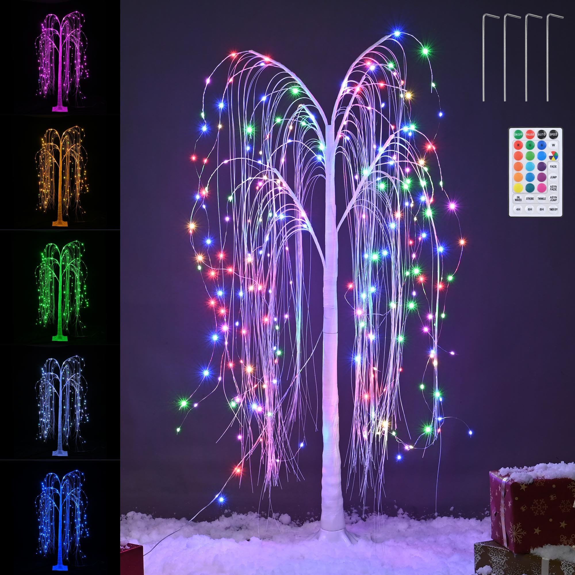Christmas 5FT Lighted Willow Tree Christmas 5FT Lighted Willow Tree