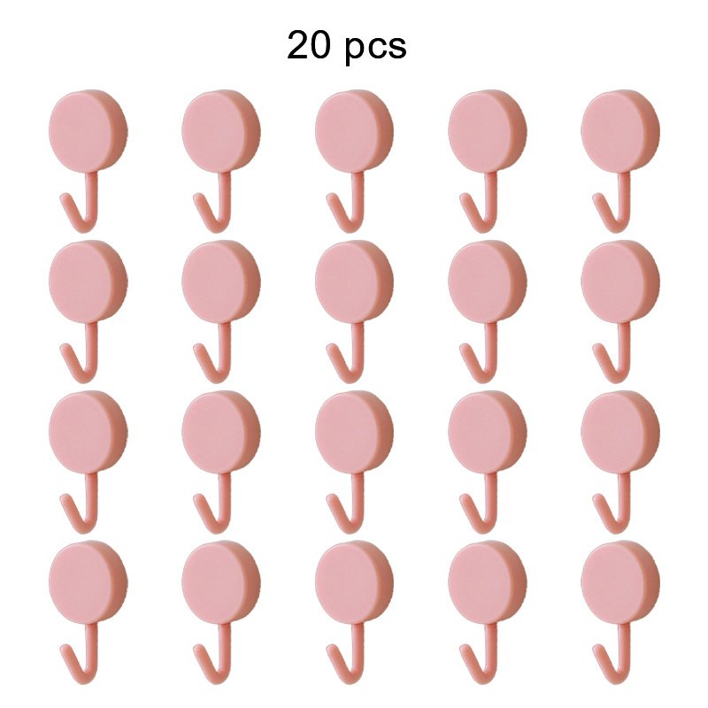 20pcs Self Adhesive Wall Hook Kitchen Bathroom Hook Strong Without Drilling Non-Marking Hook Door Towel Hanger Cute Hook Storage 20pcs Self Adhesive Wall Hook Kitchen Bathroom Hook Strong Without Drilling Non-Marking Hook Door Towel Hanger Cute Hook Storage