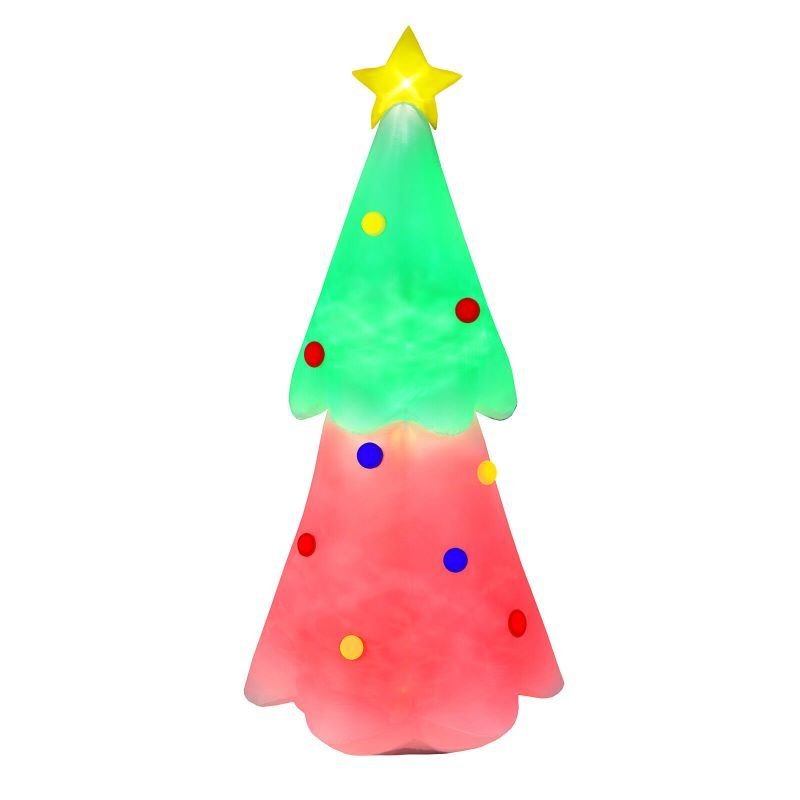 Happy Christmas Holiday Yard Decorations Inflatable W/ LED Lights Happy Christmas Holiday Yard Decorations Inflatable W/ LED Lights